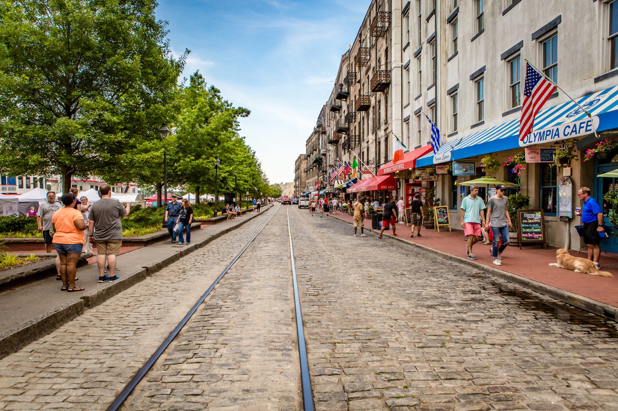 river street savannah cobblestone